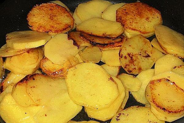 bak de aardappelen