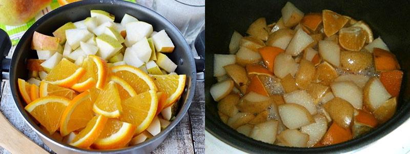 napraviti džem od krušaka i naranči