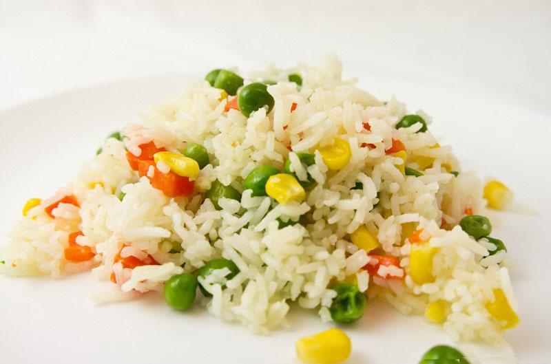 rijst met groenten