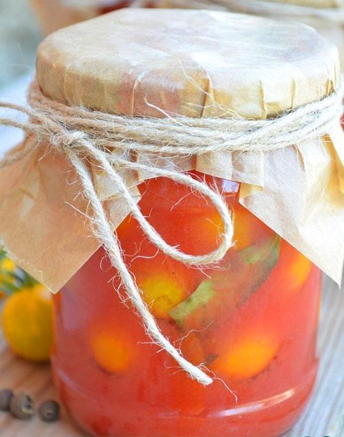 žute trešnje u soku od rajčice