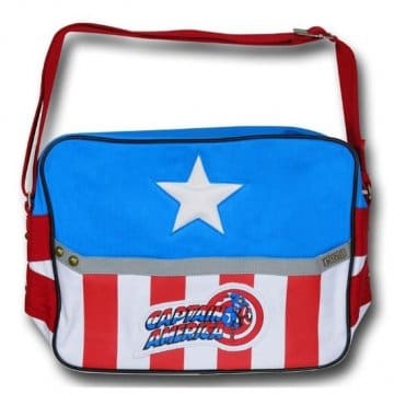 Tilgjengelig på INKEDSHOP.COM: Marvel Comics Captain America Messenger Bag