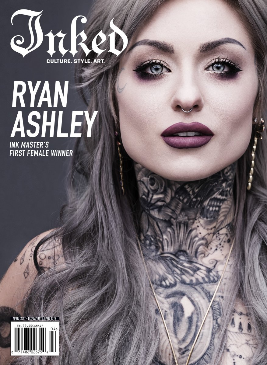Ryan Ashley tintás magazin borítója