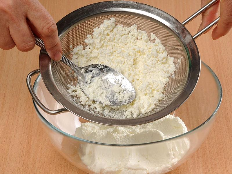 utrljajte svježi sir
