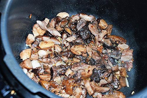 champignons bakken in een slowcooker
