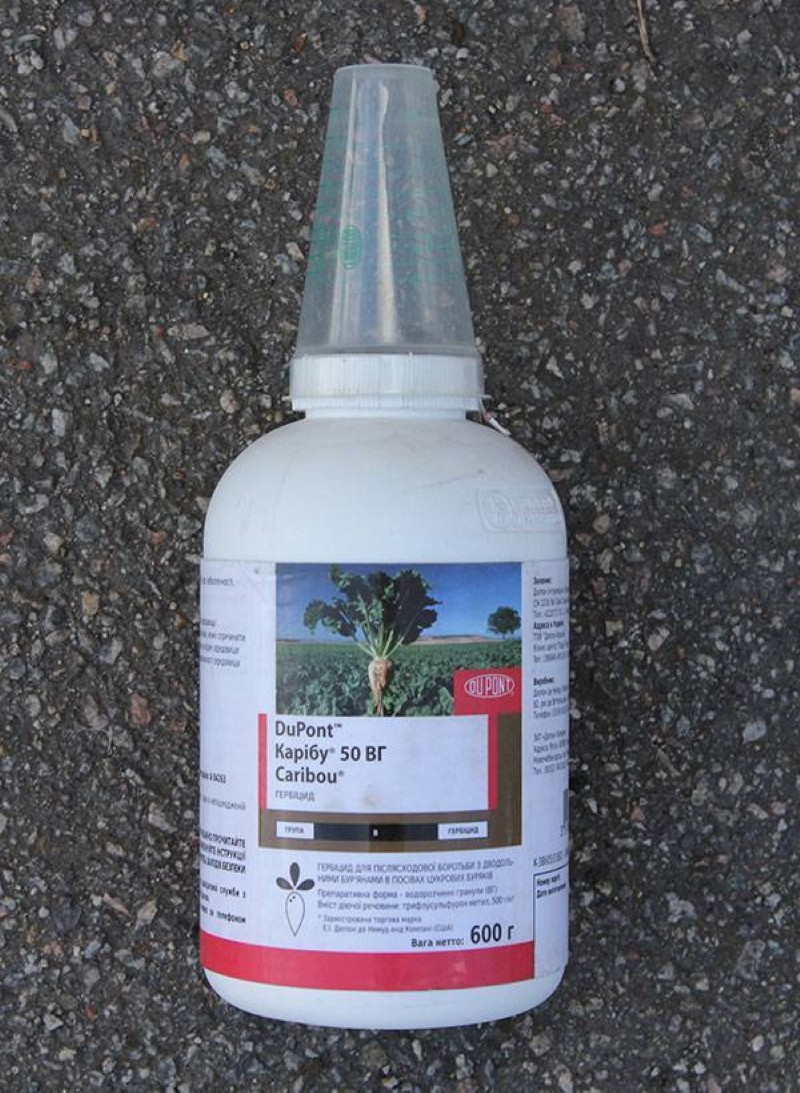 samenstelling en werking van kariboe-herbicide