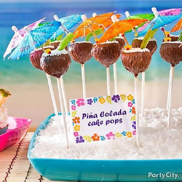 Summer Birthday Party For Girls_Pina Colada Cake Pops