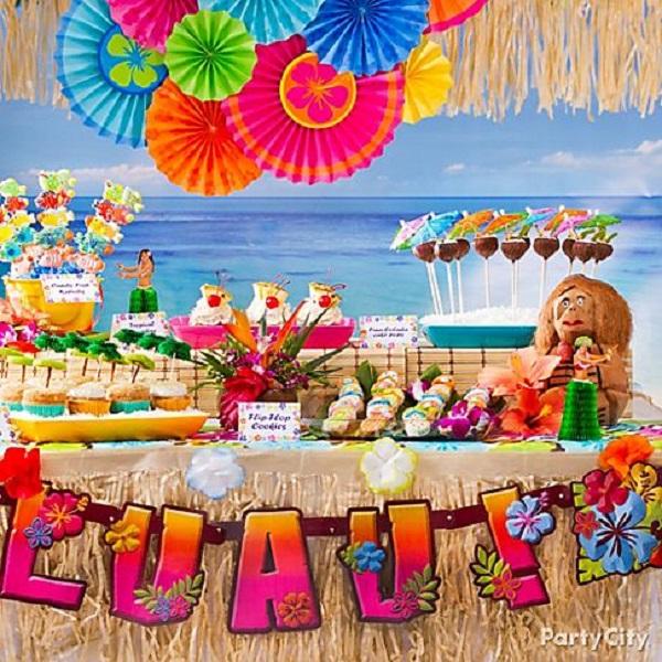 Summer Birthday Party For Girls_Luau Party Package