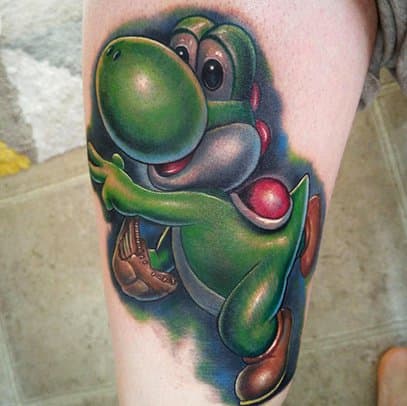 Soha nem tudtuk, hogy Yoshi sok baseball játékos, amíg nem láttuk ezt a menő tetoválást Mike DeVries -től.