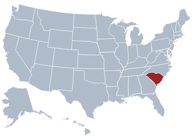 Egy másik Southern Belle szerepel a top 10 -es listán, mivel Dél -Karolina 435 erőszakos bűncselekményről, 15 gyilkosságról, 136 rablásról, 244 súlyos testi sértésről és 2961 vagyon elleni bűncselekményről számolt be 2016 -ban.