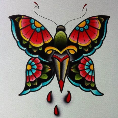 6. Pillangók Ismét nincs itt meglepetés. A pillangók az egyik legkeresettebb tetoválásminták, természetes, hogy egyesek készek megszabadulni tőlük.
