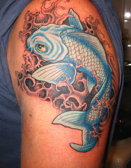 A legmenőbb Koi Fish Tattoo Designs, amit láttál