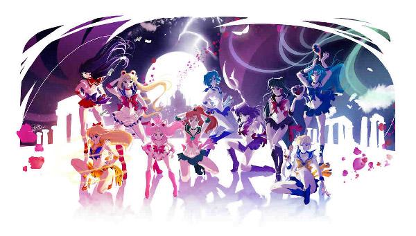 Episk kunst av TholiaArt med alle Sailor Guardians i all sin prakt og heroiske positurer. Det er ingenting mer attraktivt enn at jenter viser makt og er trygge på det.