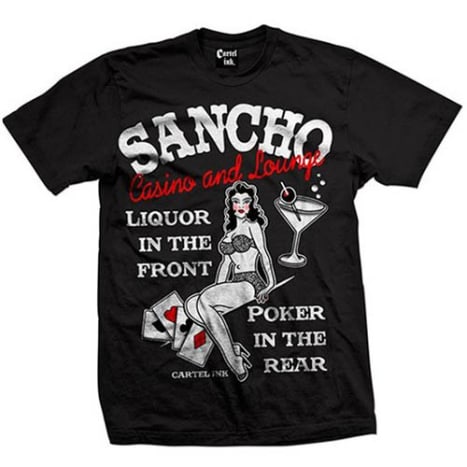 Sancho Casino and Lounge T -skjorte Cartel Ink