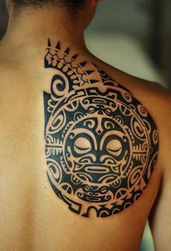 Tradisjonell polynesisk tatoveringsdesign