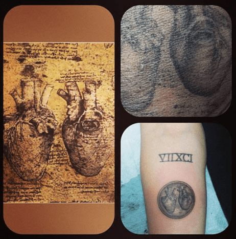 miley cyrus heart tattoo av kat von d