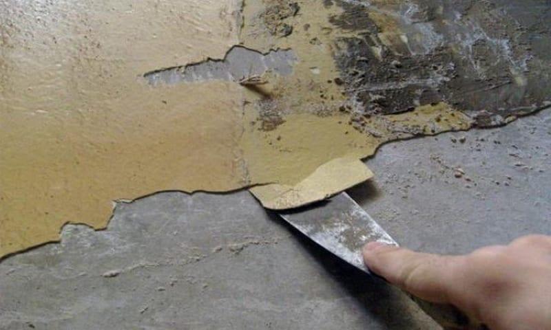 kako ukloniti boju s betonskog zida