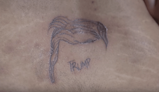 WTF Trump tetoválás