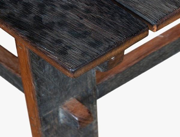 željezni drveni stolac