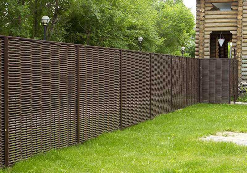 pletene ograde izrađene od PVC profila