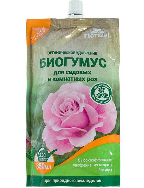 vloeibare vermicompost voor rozen