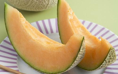 Meloen kan in beperkte hoeveelheden worden geconsumeerd