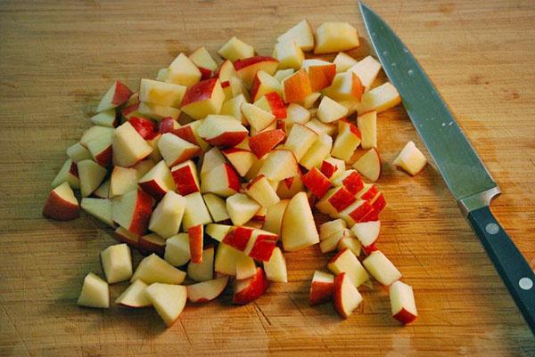 appels snijden