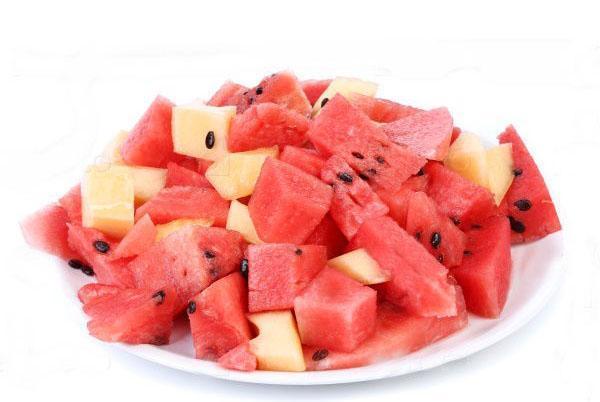 hak watermeloen en meloen