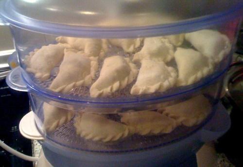 dumplings in een dubbele boiler