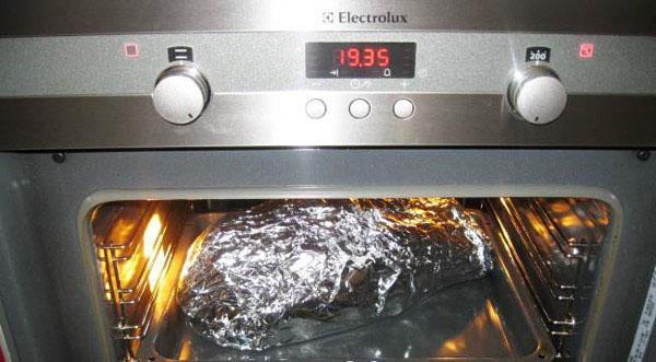 bakken in de oven