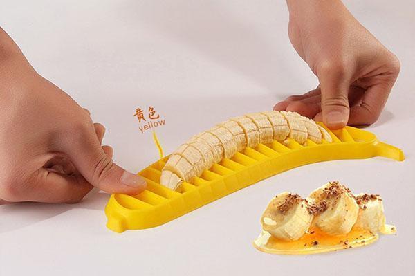 banaan in plakjes snijden als toetje