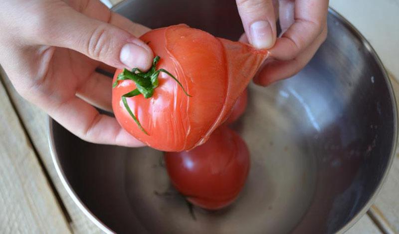 schil de tomaat