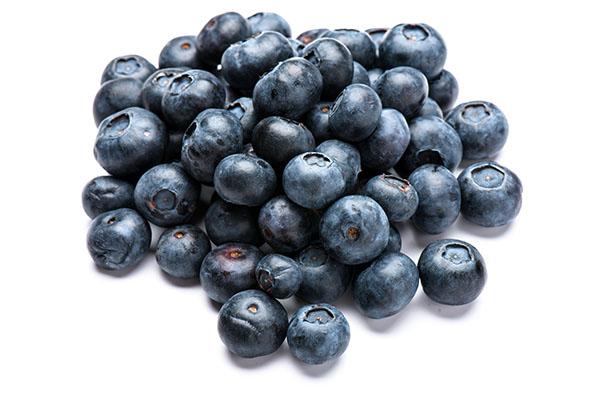 blauw gewas met grote vruchten