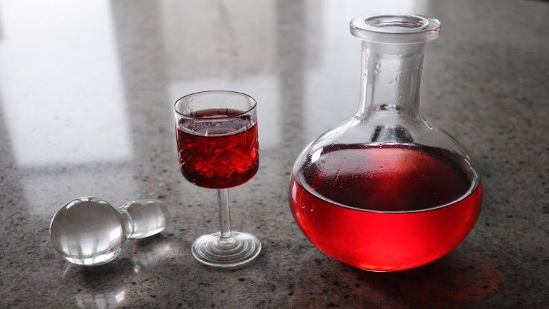 cranberry-tinctuur met laag alcoholgehalte