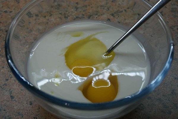 umutiti šećer, jaja i kefir