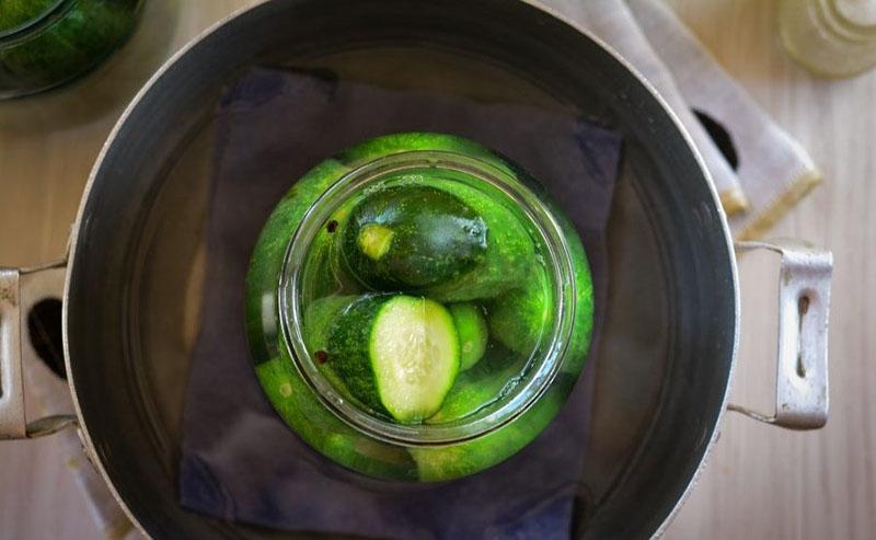komkommers steriliseren