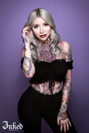 Foto @shootmepeter Møt Morgan Joyce, en tatoveringsmodell og YouTuber fra New Jersey.