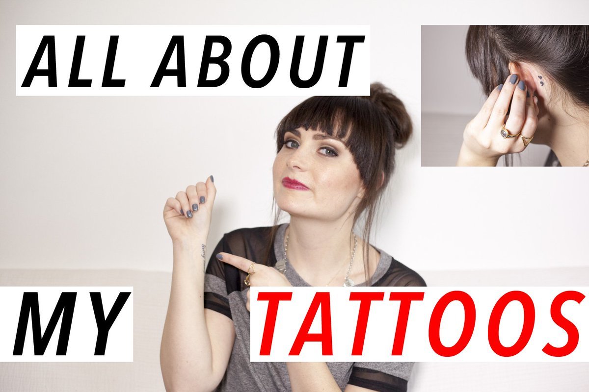 Bildebeskrivelse: YouTuber Molly Burke's & apos; All About My Tattoos & apos; Miniatyrbilde