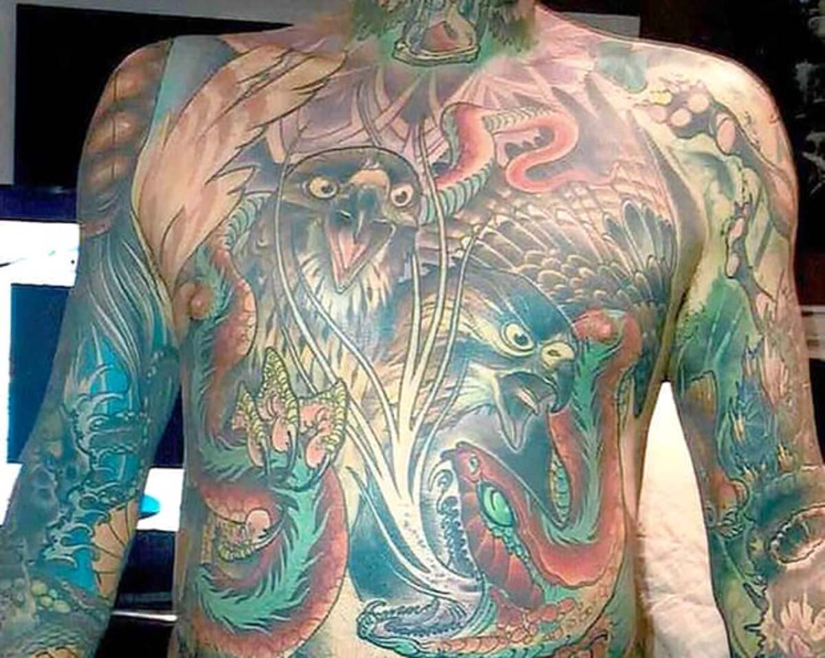Chris Wenzel, elektriske underjordiske tatoveringer, Save My Ink Forever, bevaring av tatoveringer, cheryl wenzel, kone fjerner ektemanns hud for å bevare kroppsblekk
