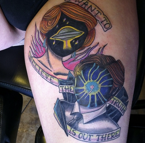 Mike Falcigno tetoválása a Black Diamond Ink -nél.