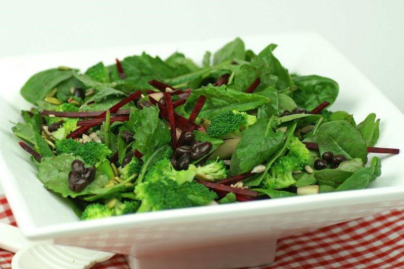 recepti za vitaminsku salatu od lista senfa