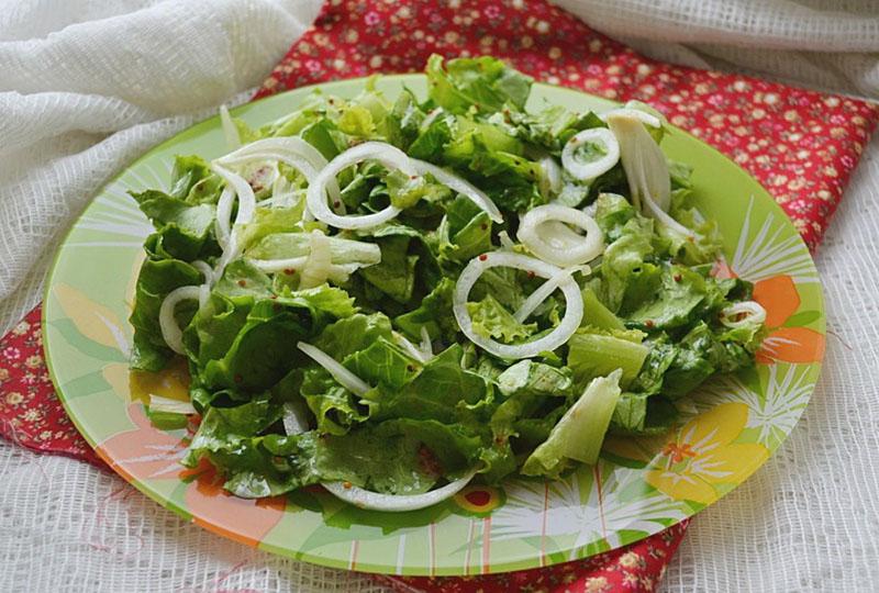 recepti salate od lista senfa